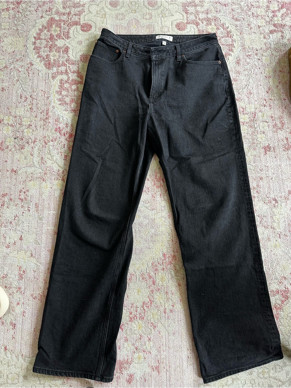 Abercrombie & Fitch Black Straight Jeans Curve 32 Tall